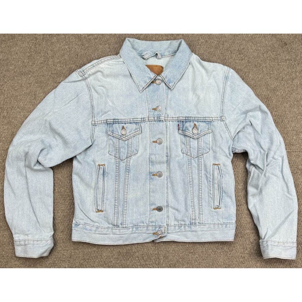 Levi's Women's 77715-4889 Vintage Made In‎ USA Red Tab Denim Jacket Size Medium